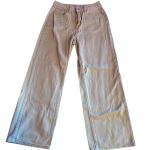 High Waisted Wide Leg Jeans Size Medium